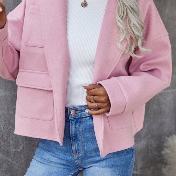 OVERSIZED FLAP POCKET DETAILED BUTTON DOWN SHIRT / - Picture 6 of 6